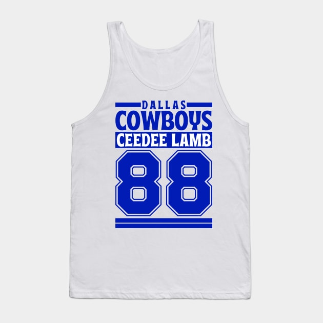 Dallas Cowboys CeeDee Lamb 88 Edition 3 Tank Top by Astronaut.co